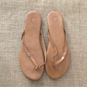 Guess Brown Shoes Flip Flops Sandals